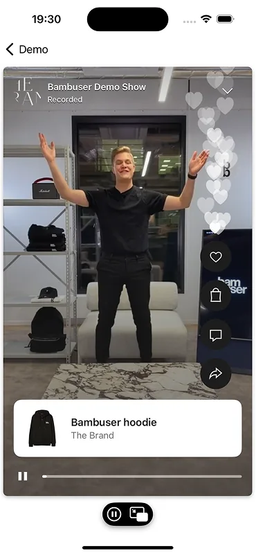 Bambuser screenshot