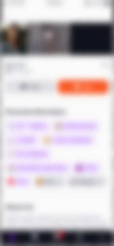Social networking app screenshot